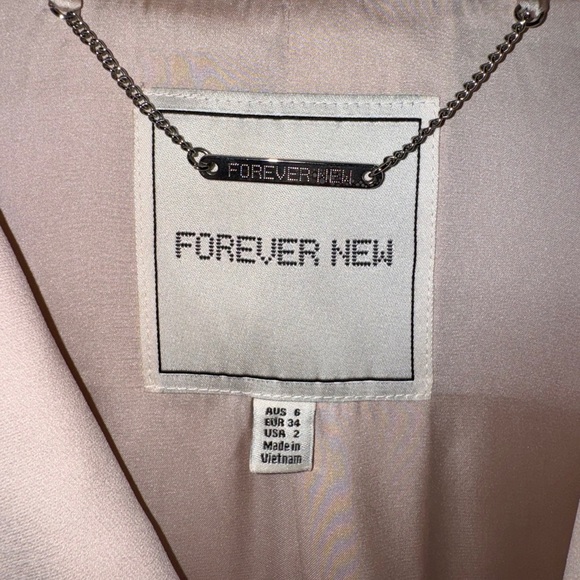 Designer Forever New Blush Blazer Dress size size 2 - Picture 5 of 12
